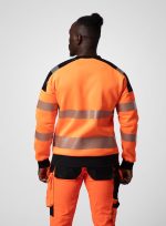 6108 Sweatshirt EN ISO 20471 Kl 3/2 - Bilde 3