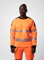6108 Sweatshirt EN ISO 20471 Kl 3/2 - Bilde 2